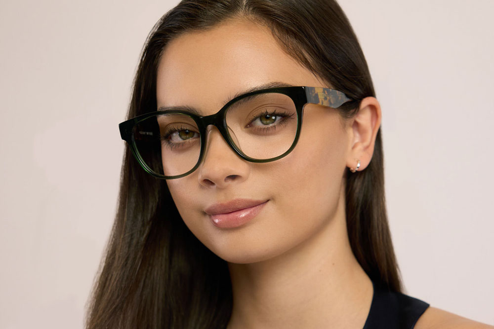 Katie acetate optical glasses frame.